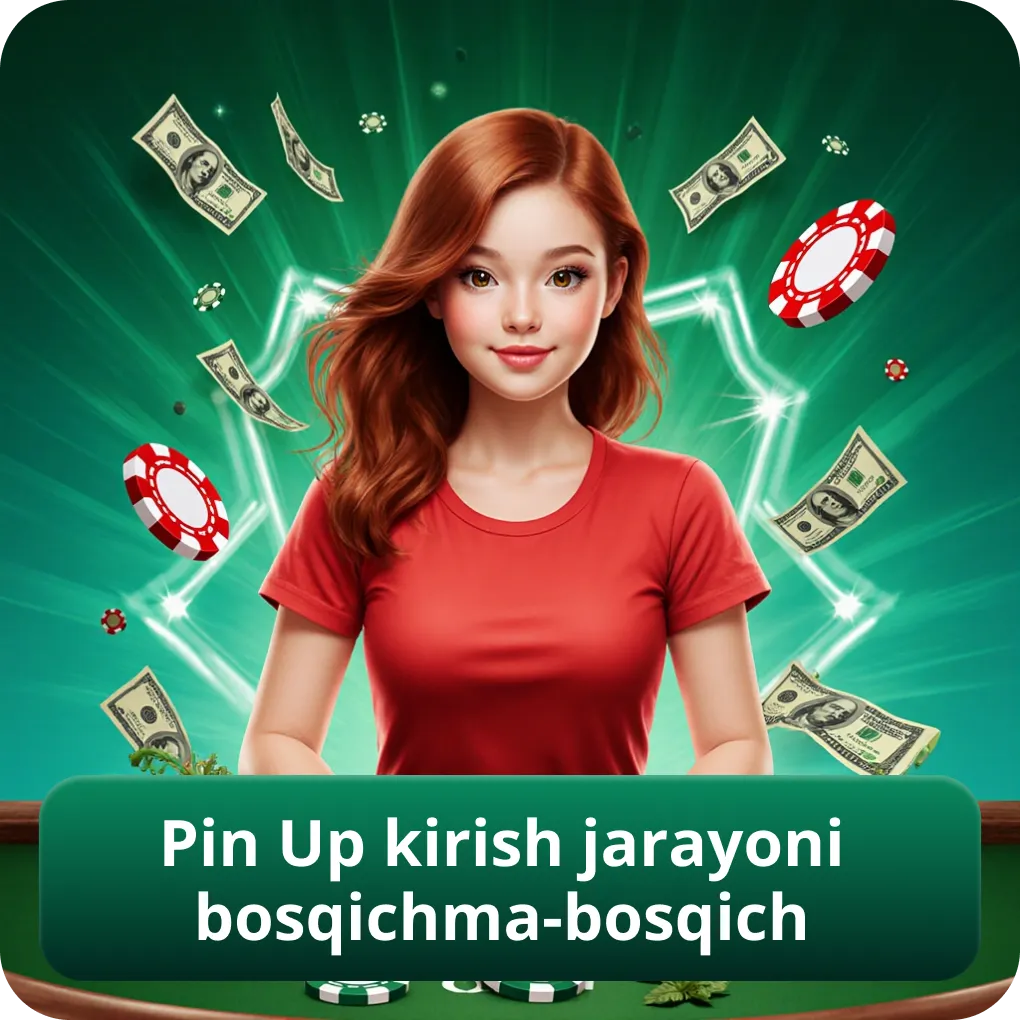 Pin Up-ga kirish jarayoni bosqichma-bosqich