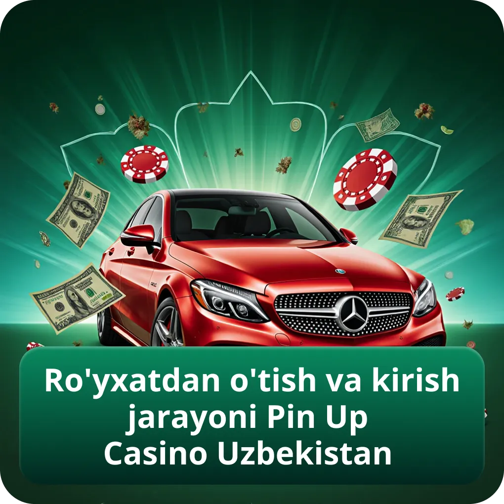 Ro'yxatdan o'tish va kirish Pin Up Casino Uzbekistan